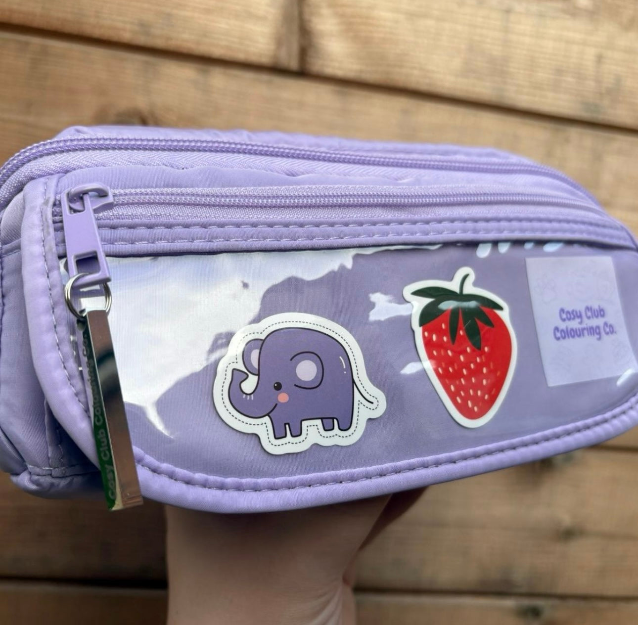 Lilac Pencil Case - Cosy Club Colouring Co.